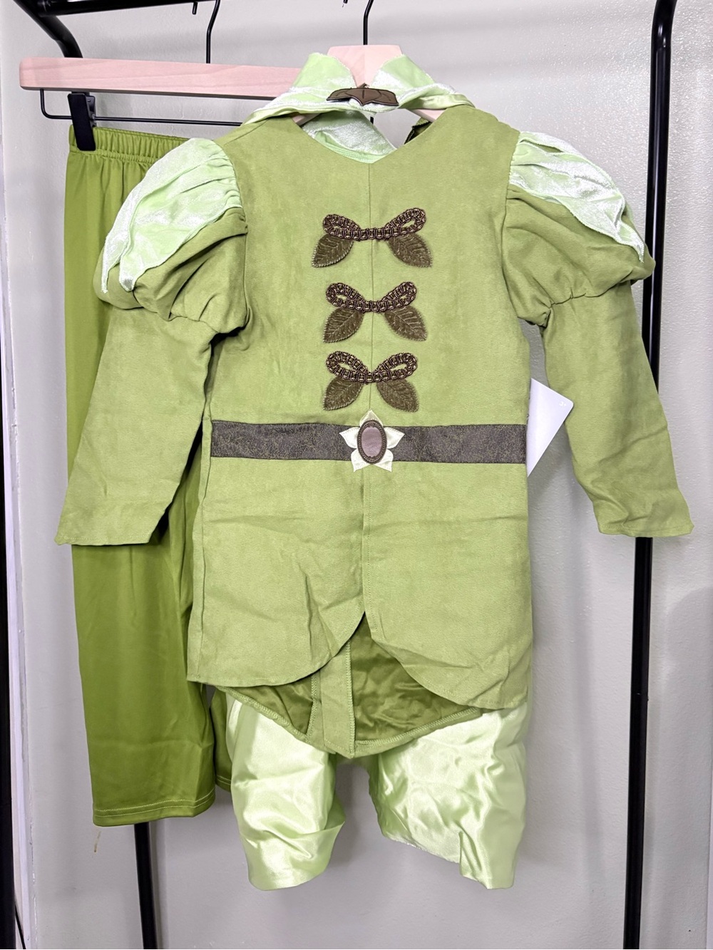 NWT Disney Store Prince Naveen Princess and the Frog Costume Set Size 5/6